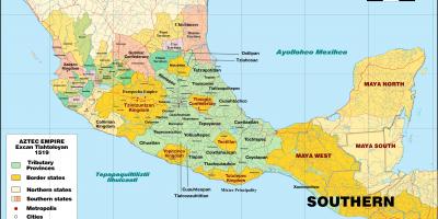 Mexico-Tenochtitlan kaart